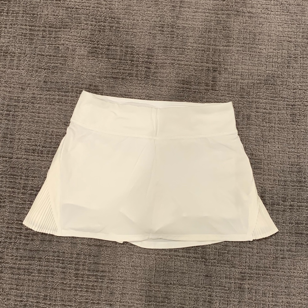 Lululemon White Tennis Skirt